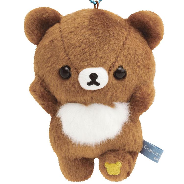 San-X | Rilakkuma Aokogu Otmari Series Hanging Plush Toy - Chairoikoguma MO85301