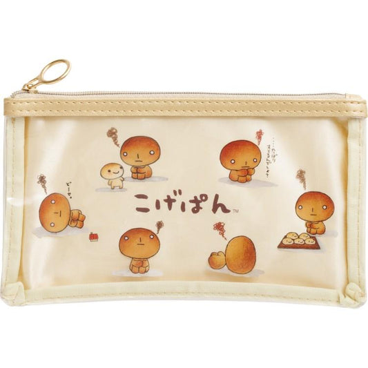 San-X | San X Characters Clear Pen Pouch PT19902- Kogepan Burnt Bread