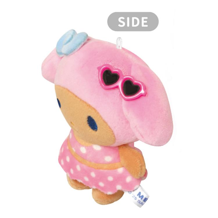 Sanrio |  Sanrio Characters Night Party Suntan x Night Pool Mascot Keychain - My Melody