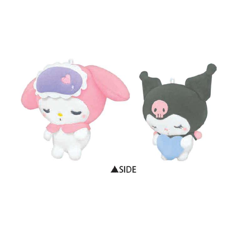 Sanrio | Sanrio Characters Munyatto Niko Nui Magnet Mascot Keychain - My Melody & Kuromi