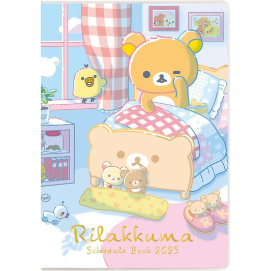 San-X | Rilakkuma Pocket Dairy Notebook Monthly Planner A6 2025 [Starting in October 2024] ME67312