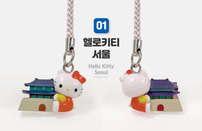 Sanrio Korea | Hello Kitty  Local Limited Figure Phone Keychain