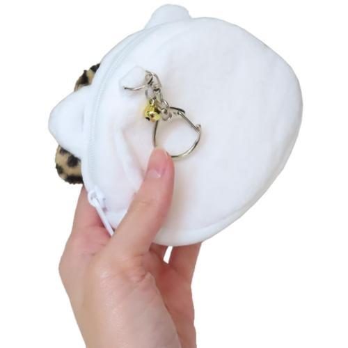 Sanrio | Hello Kitty Mini Face Pouch - Leopard Print Brown