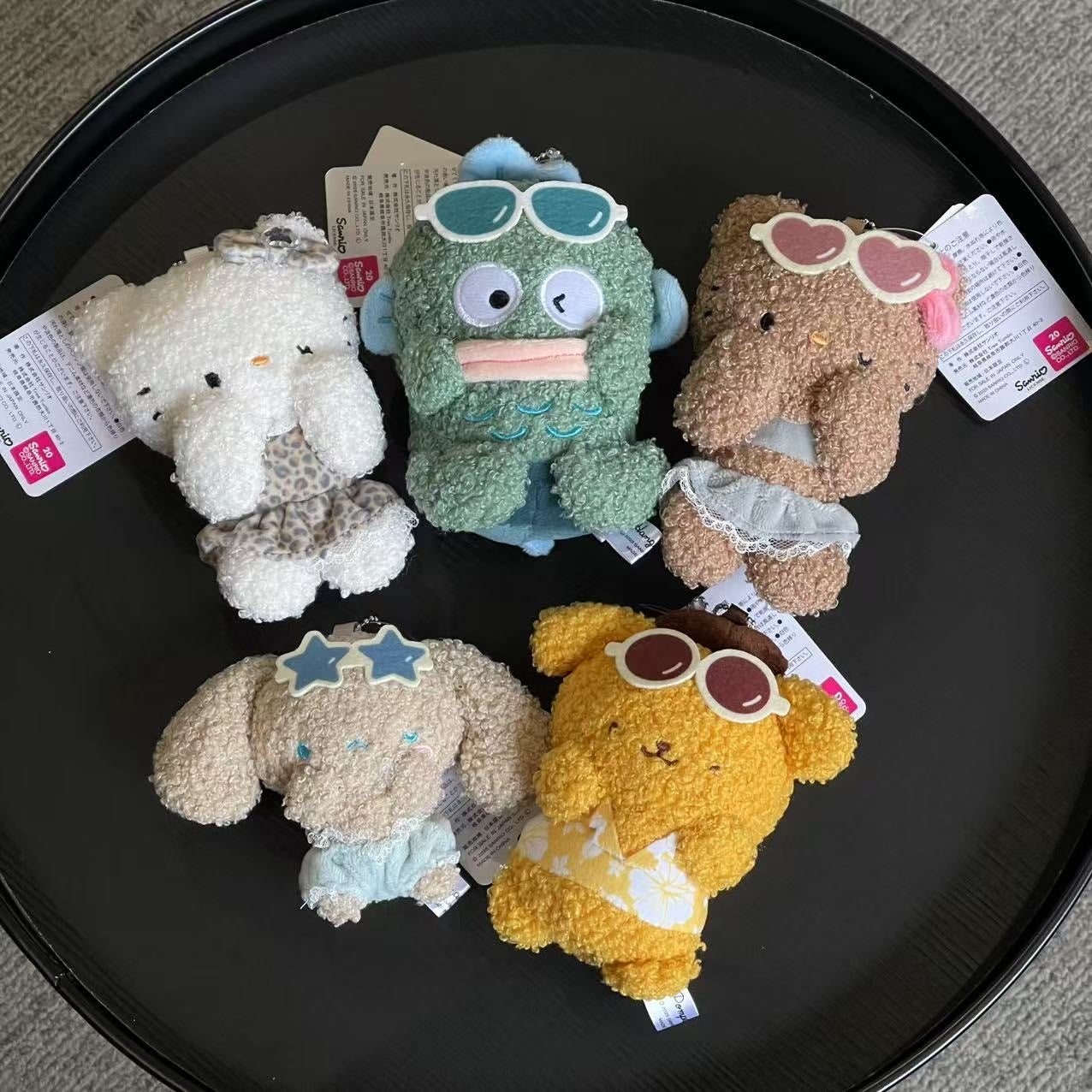 AS KNOW AS plus x Sanrio Characters Plush Keychain