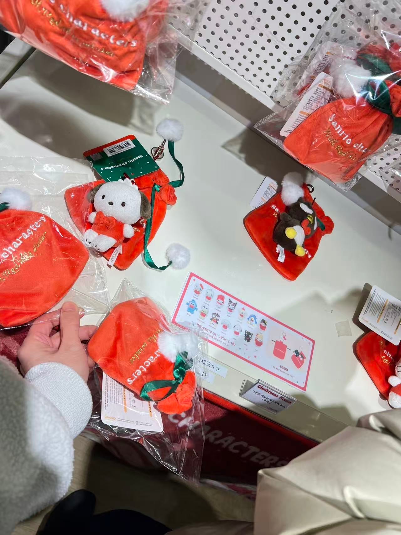 Sanrio Korea | Sweet Holiday Christmas Pop Up Store Limited Blind Mascot with Star Carabiner (14 Types)