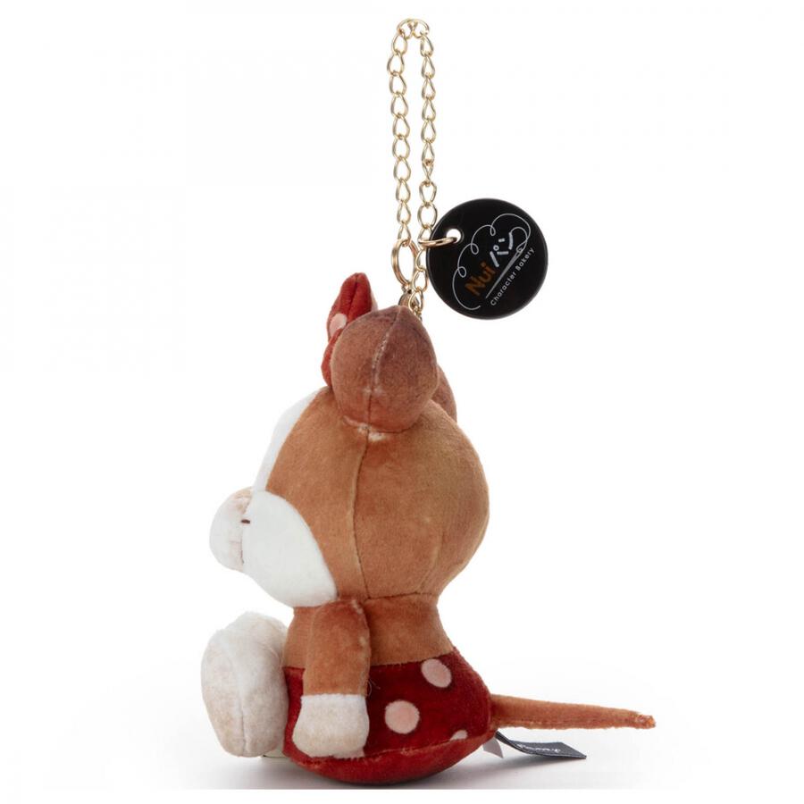 Disney Characters | Nui Bread Character Bakery Sitting Plush Keychain - Minnie