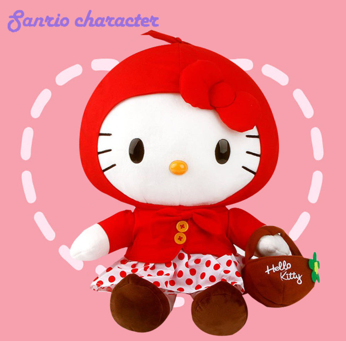 Sanrio Korea | Sanrio Hello Kitty Red Cap Plush Toy