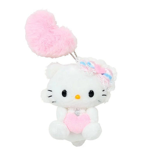 Sanrio | Fluffy Heart Design | Honey Cute Mascot Holder White Charmmy Kitty