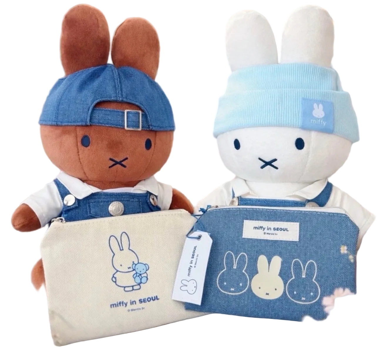 Miffy Korea | Miffy in Seoul Denim Edition Pouch