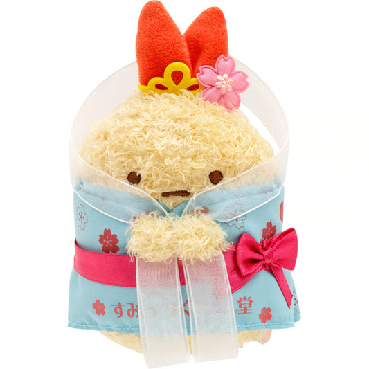 San-X | Sumikko Gurashi Shido Dazaifu Limited Plush Toy - Shrimp Tennyo MO51101