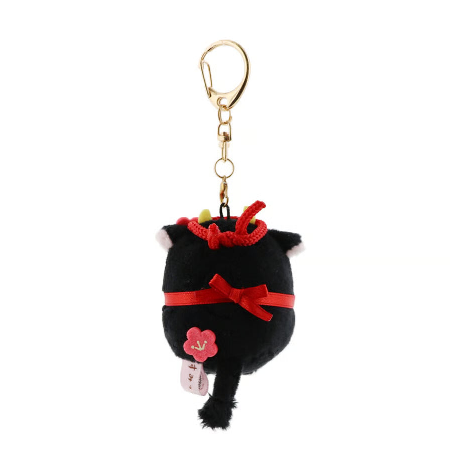 San-X | Sumikko Gurashi Shido Dazaifu Limited Hanging Plush Toy - Tapioka (Cow) MF02701