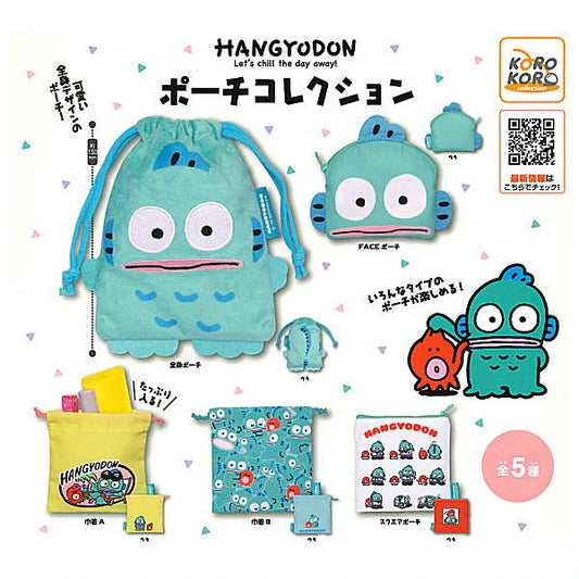 Gacha Gacha Capsule Toy | Sanrio Hangyodon Pouch Collection (5 Types)