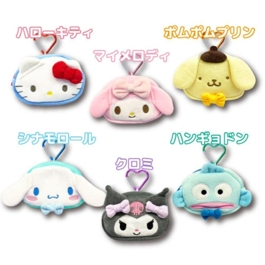 Sanrio | Sanrio Mini Face Pouch with Carabiner