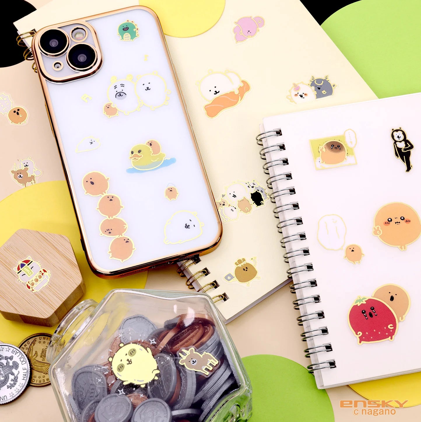 Nagano | Nagano Characters Gold Clear Seal 1 - Nagano Characters