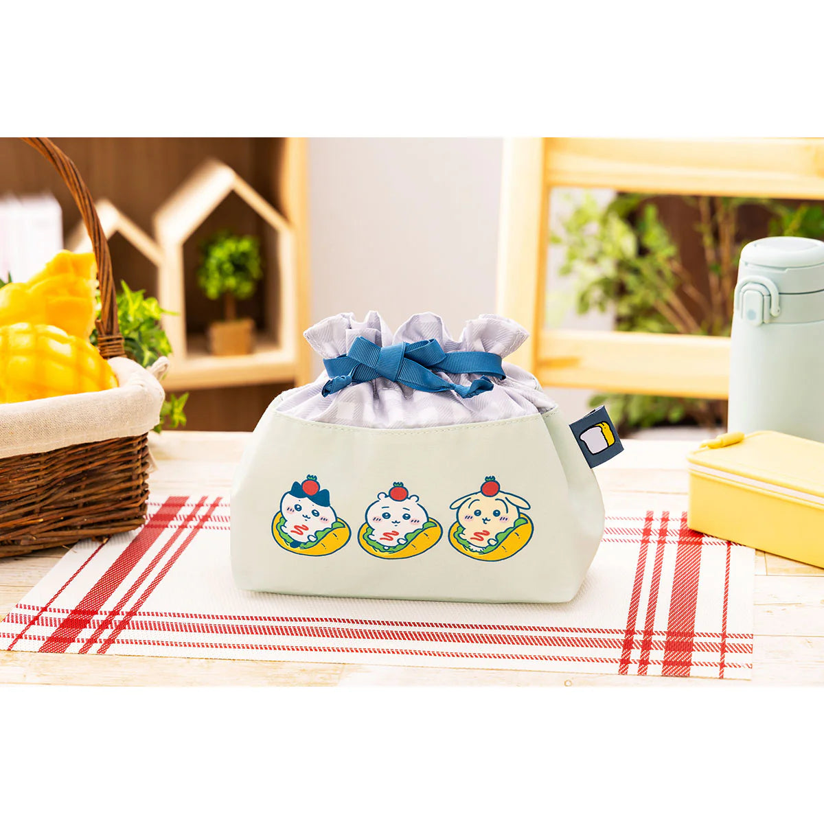 Chiikawa | 'Chiikawa Lunch Bakery Drawstring Bag