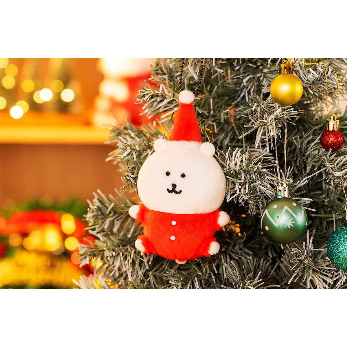 Nagano | Nagano Characters | Santa Nagano Bear Mini Mascot