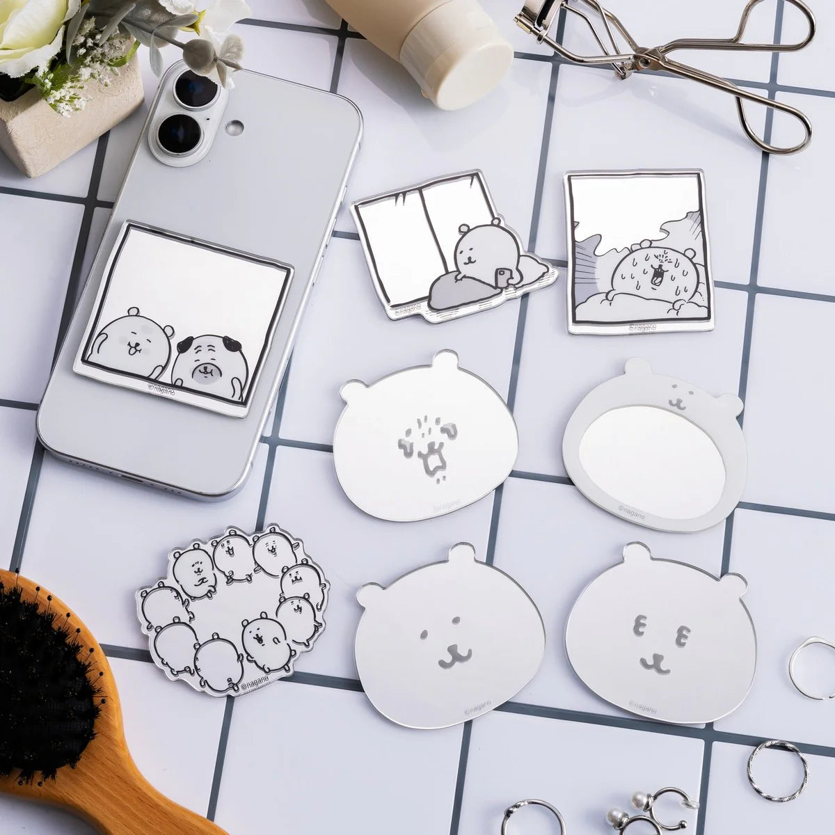 Nagano | Nagano Characters Trading Mirror Stickers Blind Box (8 Types in Total)