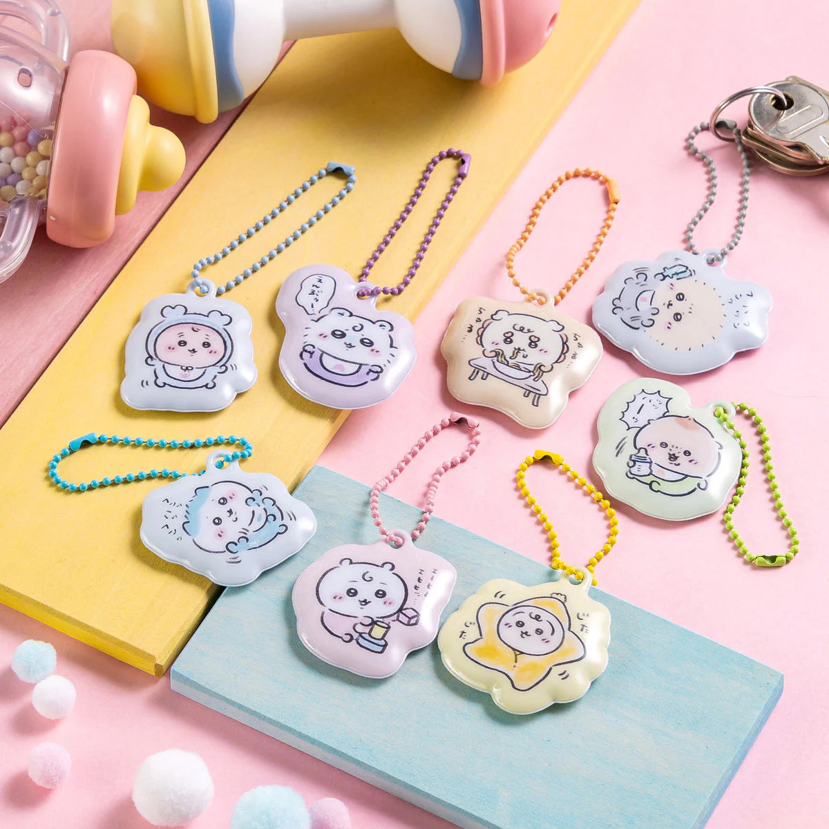Chiikawa | 'Chiikawa Baby Trading PVC Plump Keychain Blind Box (8 Types)