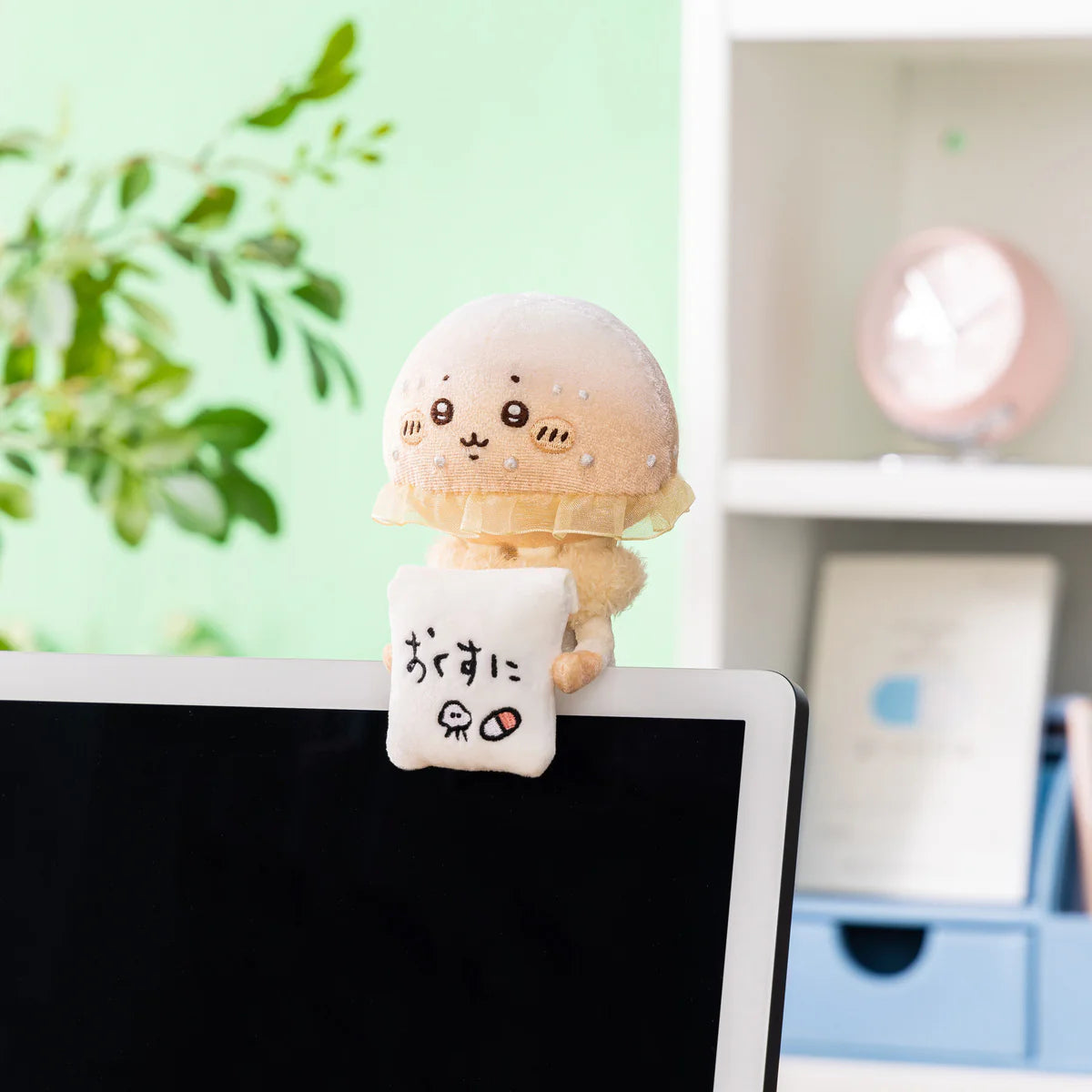 Nagano | Nagano Characters Hikake Plush Toy to Watch from the Desktop (Octopus Jellyfish)