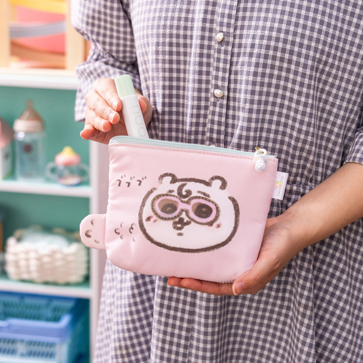 Chiikawa | 'Chiikawa Baby Pouch that can also hold Pocket Tissues - Usagi