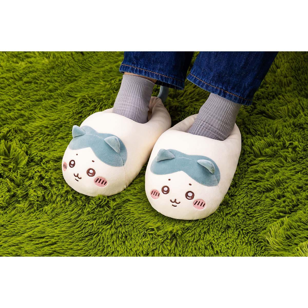 Chiikawa | Chiikawa Marshmallow Room Shoes Large Size - Hachiware