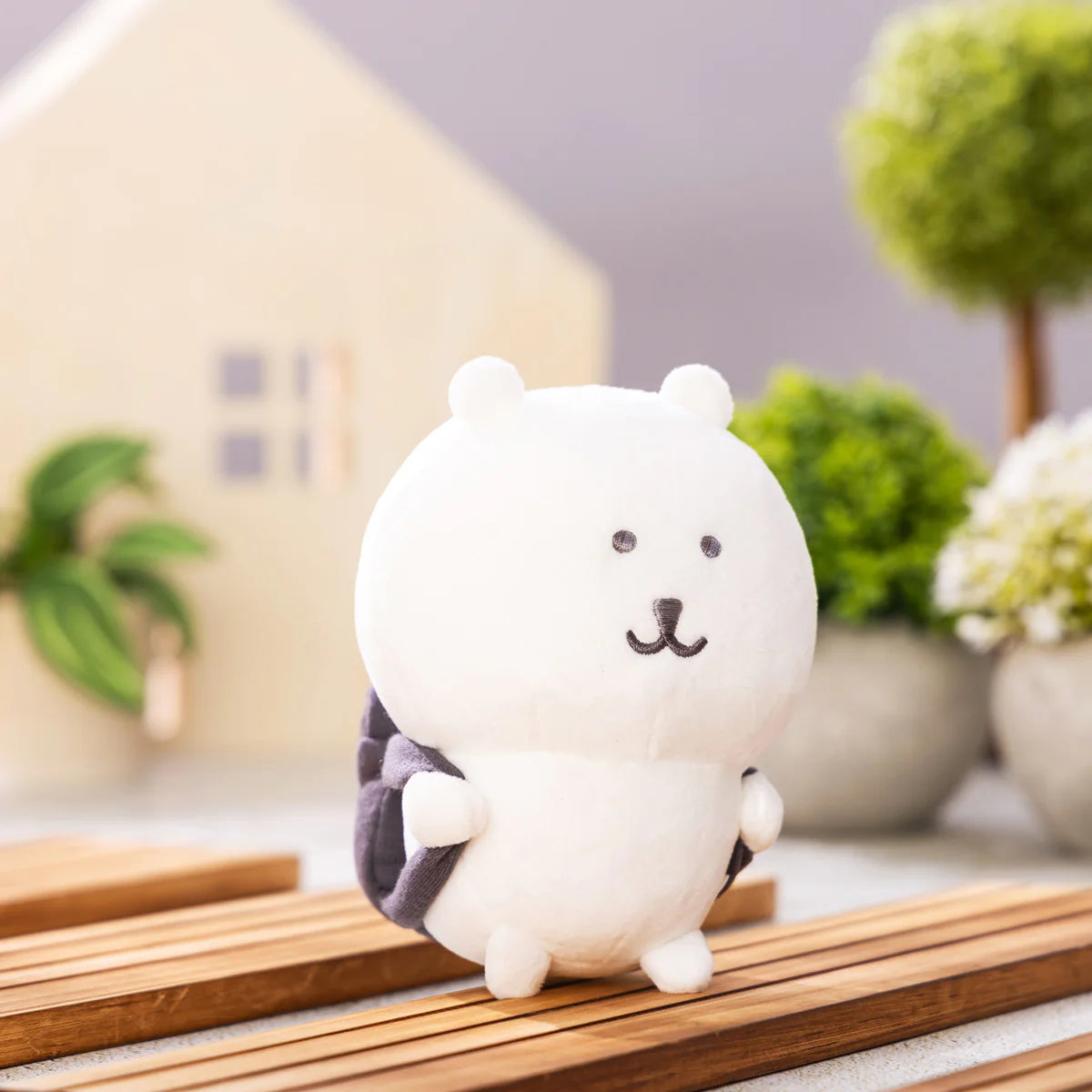 Nagano | Nagano Characters Sketch Touch Hand-riding Plush Toy (Backpack Nagano Bear)