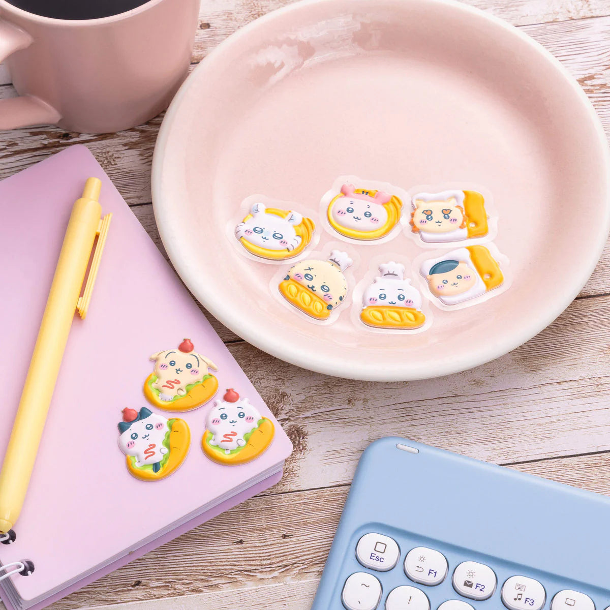 Chiikawa | 'Chiikawa Bakery Mochiri Flake Stickers - Various Breads