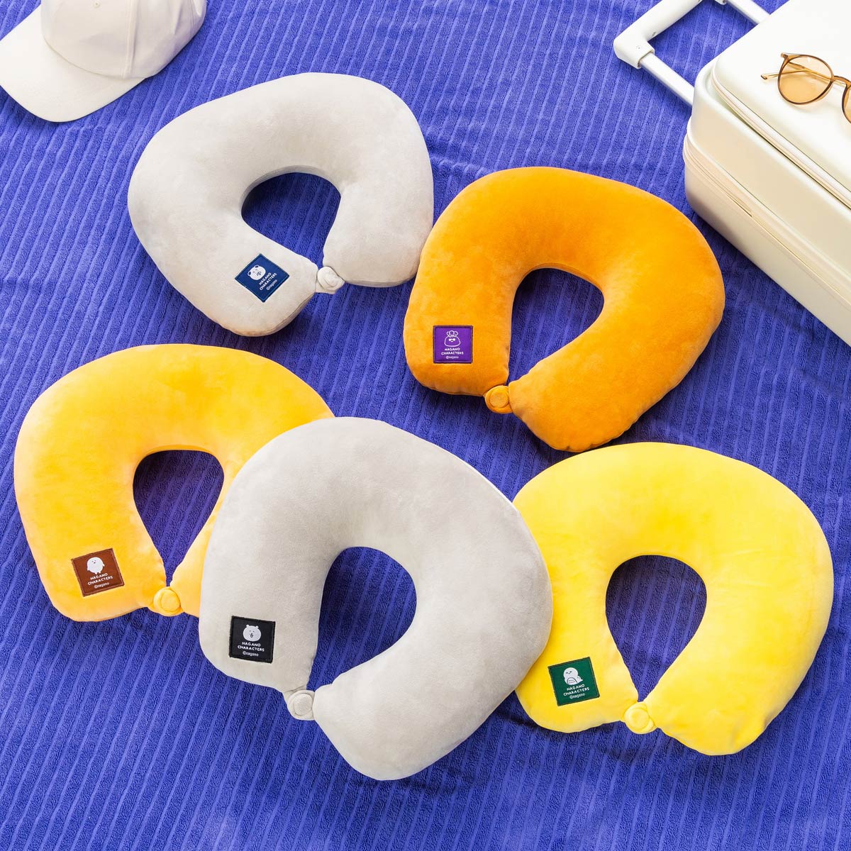 Nagano | Nagano Characters 2way Neck Pillow (Nagano Bear)