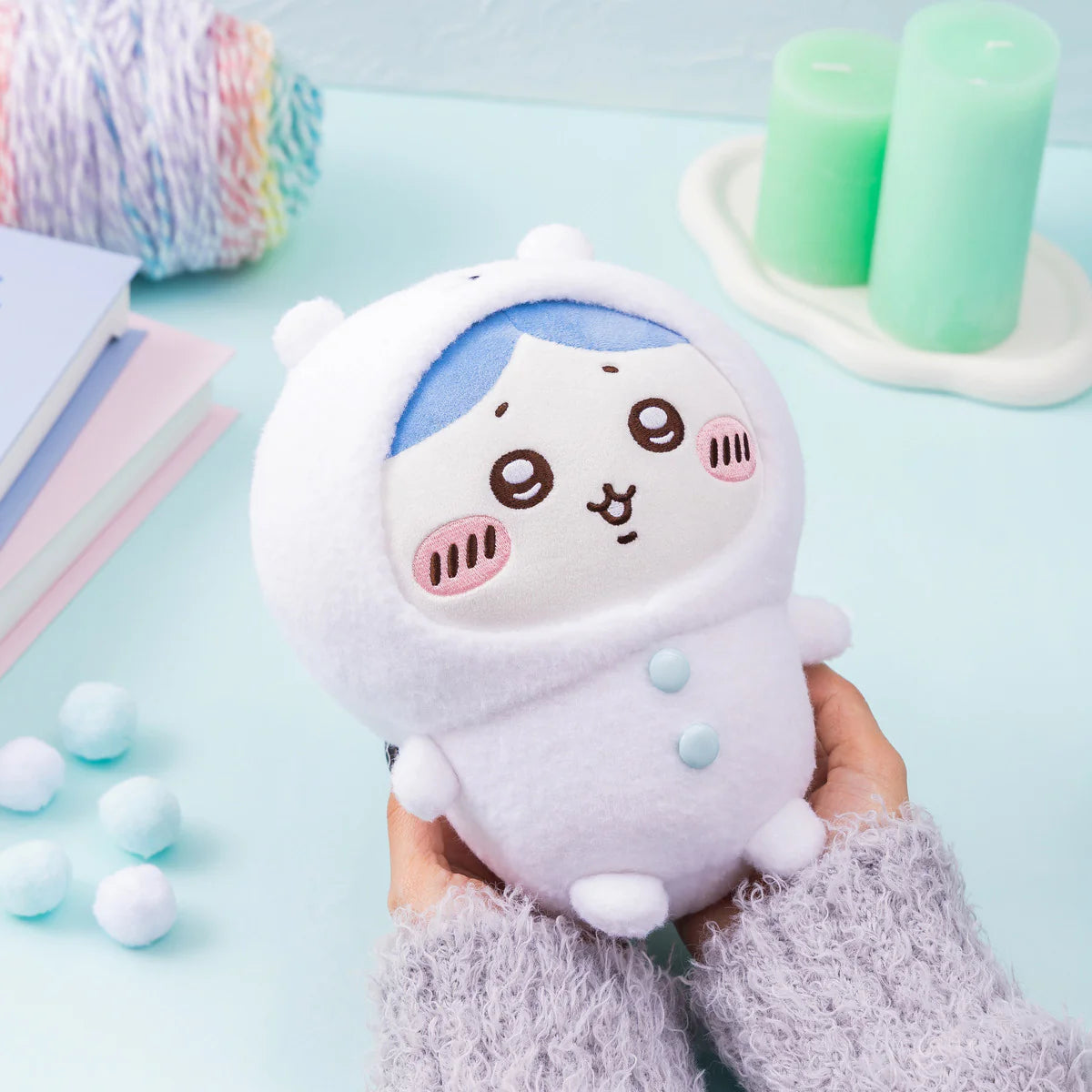 Nagano | Nagano Characters Wearing a Nagano Bear Hood Plush Toy S - 02 Hachiware