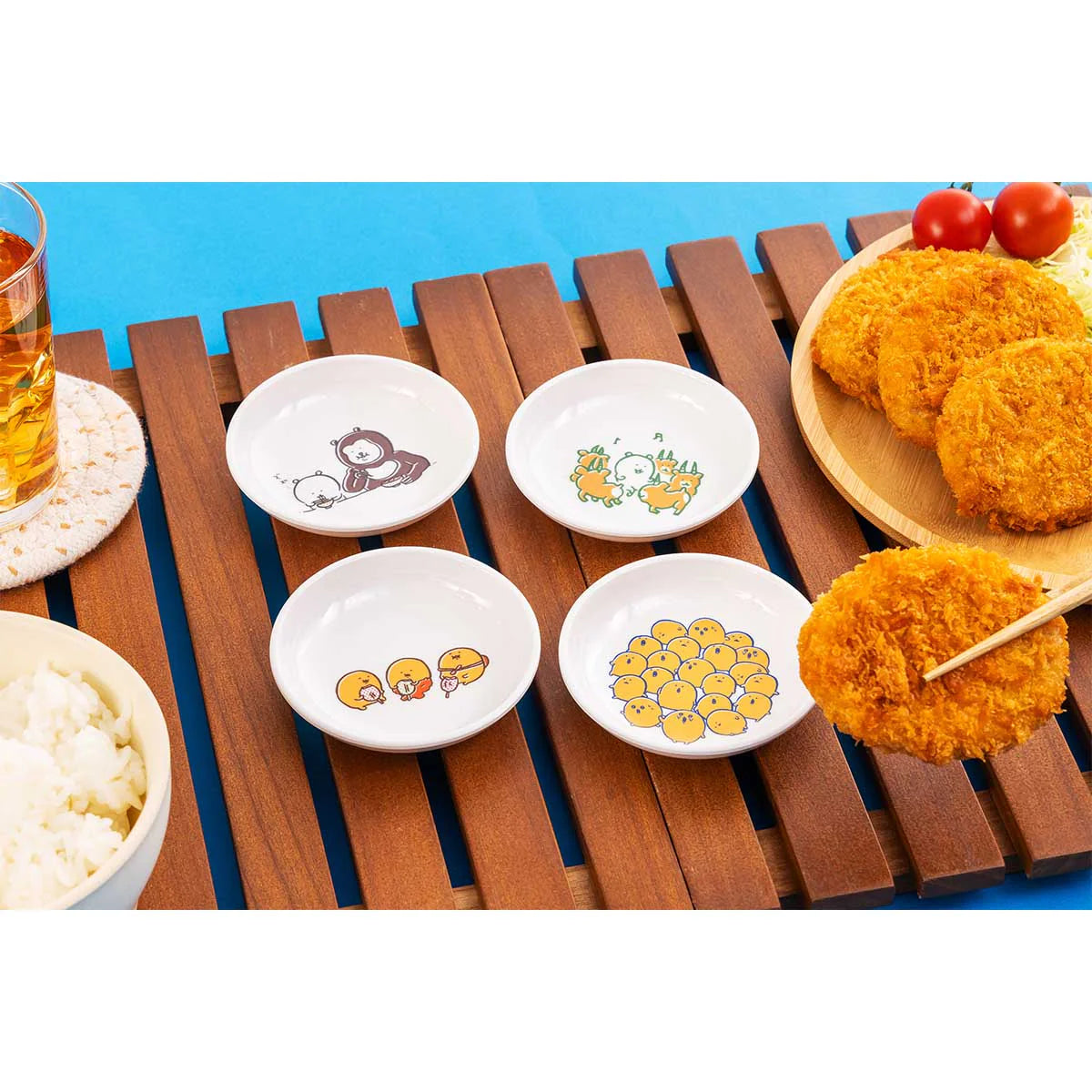 Nagano x Chiikawa | Nagano Characters Melamine Mamezara Plate - Usagi