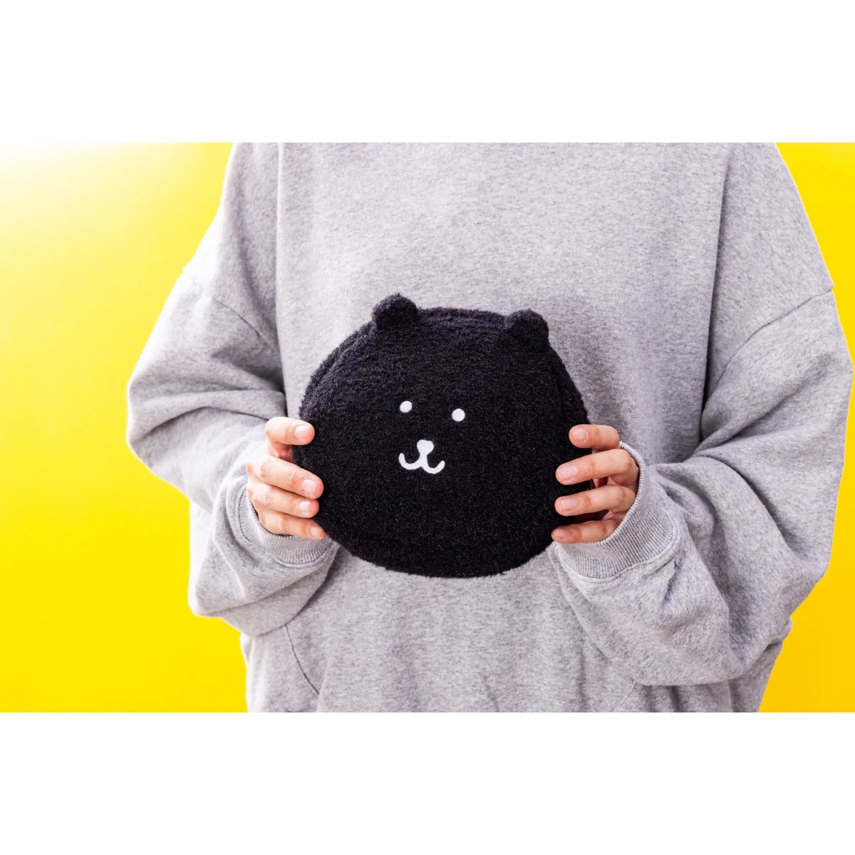 Nagano | Nagano Characters Nagano's Bear BLACK Hohowa Pouch