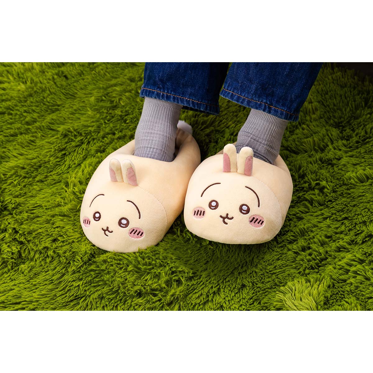 Chiikawa | Chiikawa Marshmallow Room Shoes Large Size - Usagi