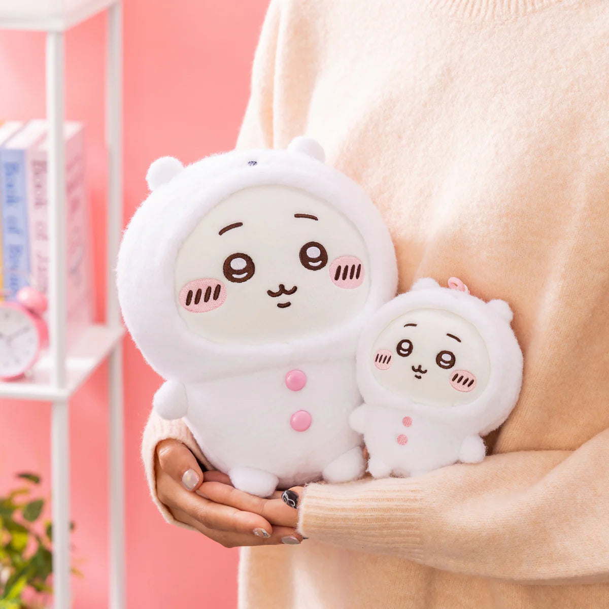 Nagano | Nagano Characters Wearing a Nagano Bear Hood Plush Toy S - 02 Hachiware