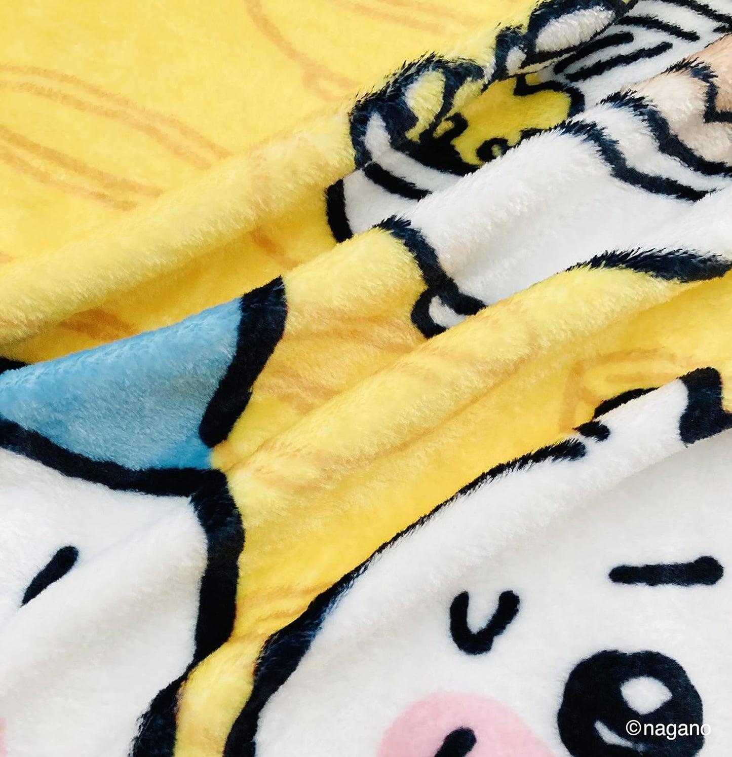 Chiikawa | Chiikawa Fluffy Flannel Fabric Knee Blanket Yellow