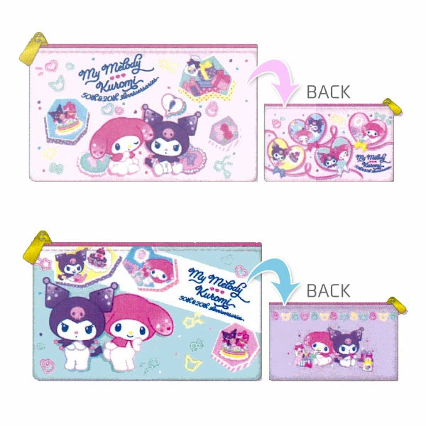 Sanrio | My Melody & Kuromi Trading Flat Pouches Blind Box (8 Types)