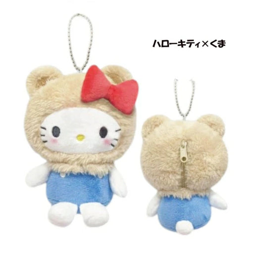 Sanrio | Sanrio Characters Animal Mascot Pouch - Hello Kitty x Bear