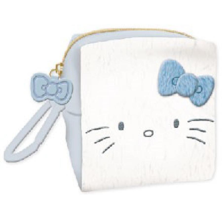 Sanrio | Hello Kitty Lizy Blue Sagara Mini Pouch - White
