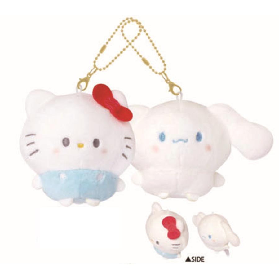 Sanrio | Sanrio Characters Marumoch Nico Nui Magnet Mascot Keychain - Hello Kitty x Cinnamoroll