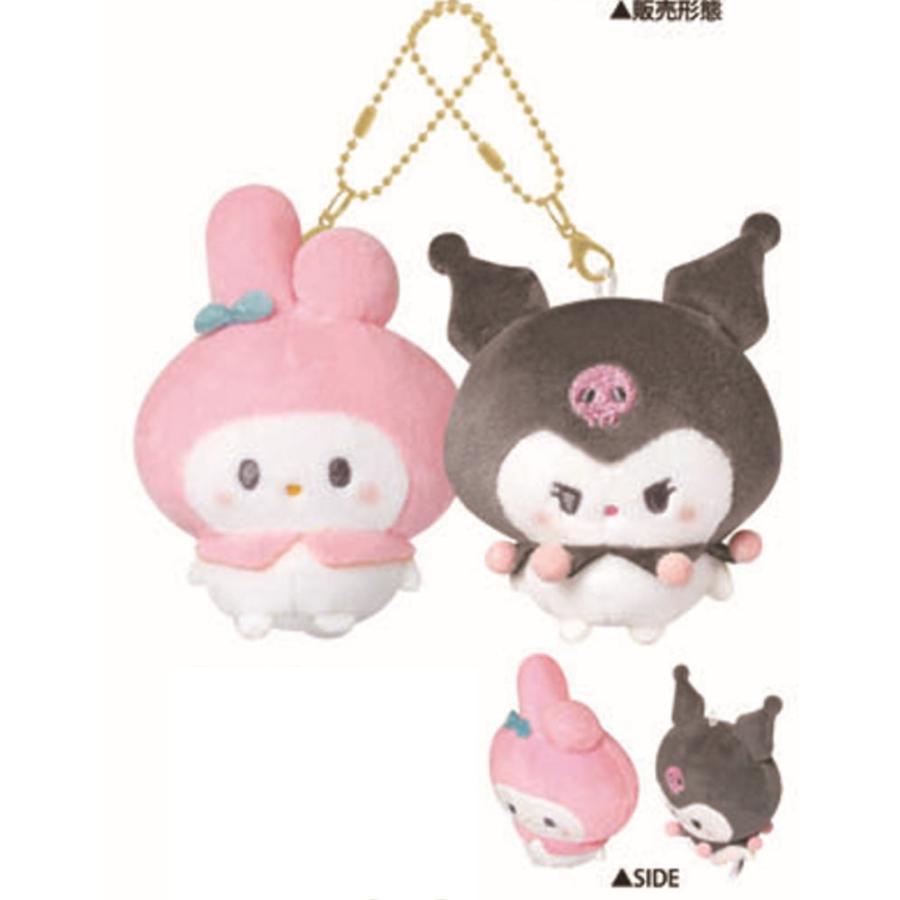Sanrio | Sanrio Characters Marumoch Nico Nui Magnet Mascot Keychain - My Melody x Kuromi
