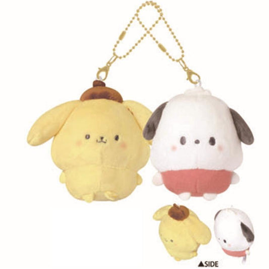 Sanrio | Sanrio Characters Marumoch Nico Nui Magnet Mascot Keychain - Pompompurin x Pochacco