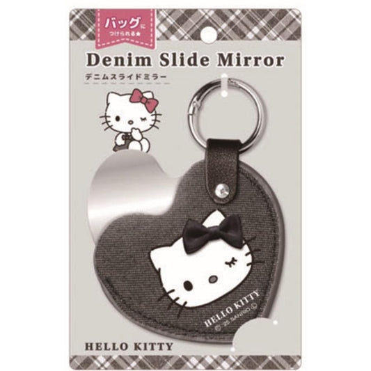 Sanrio | Sanrio Characters Denim Series Slide Mirror - Hello Kitty Black