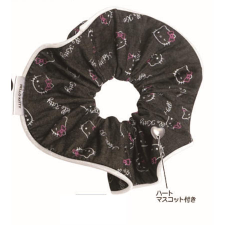 Sanrio | Sanrio Characters Denim Series Elastic Scrunchie - Hello Kitty Black
