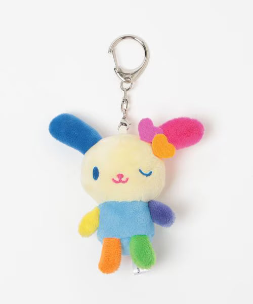 Sanrio | LOWRYS FARM me% x Sanrio Characters Strawberry Newspaper Plush Keychain - Usahana 13