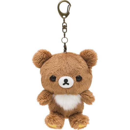 San-X | Rilakkuma Outing Plush Toy Keychain - Chairoikoguma MX15601