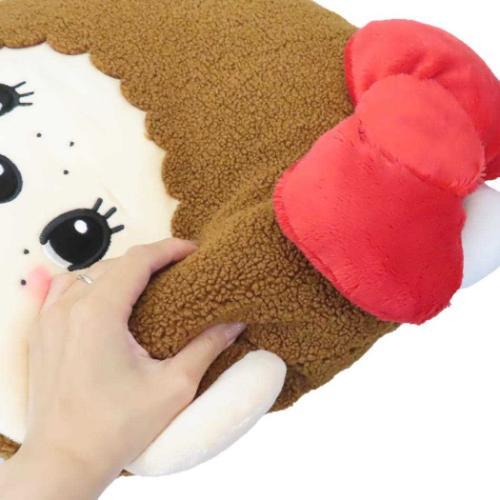 Sanrio K Company | Monchichi x Hello Kitty Collaboration Face Cushion Stuffed Toy