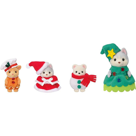 Sylvanian Families | Baby Set - Merry Christmas Baby Doll Figures