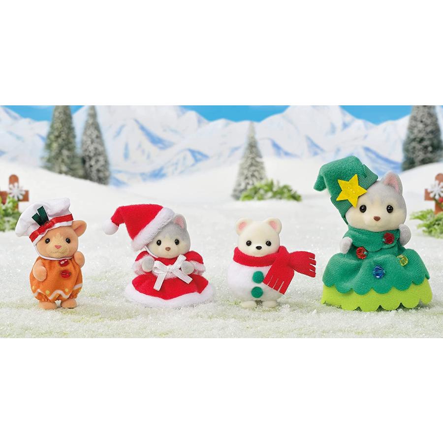 Sylvanian Families | Baby Set - Merry Christmas Baby Doll Figures