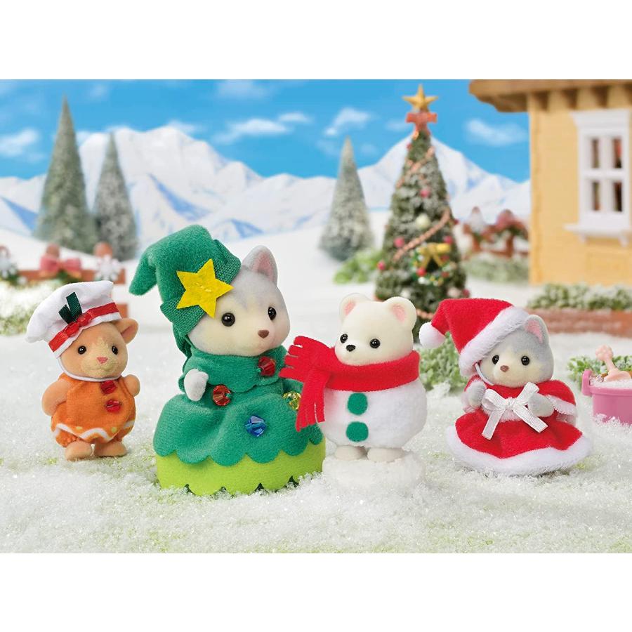 Sylvanian Families | Baby Set - Merry Christmas Baby Doll Figures