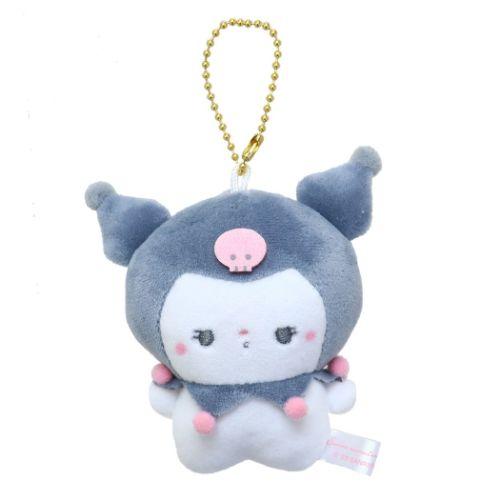 Sanrio | Sanrio Characters x Mochi Mochi Panda Plush Keychain - Kuromi