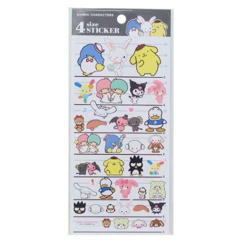 Sanrio | Sanrio Characters Seal Sheet 4 Size Sticker